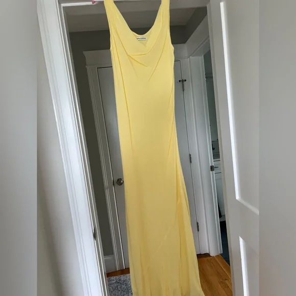 Reformation Yellow Midi Dress - Picture 4 of 6